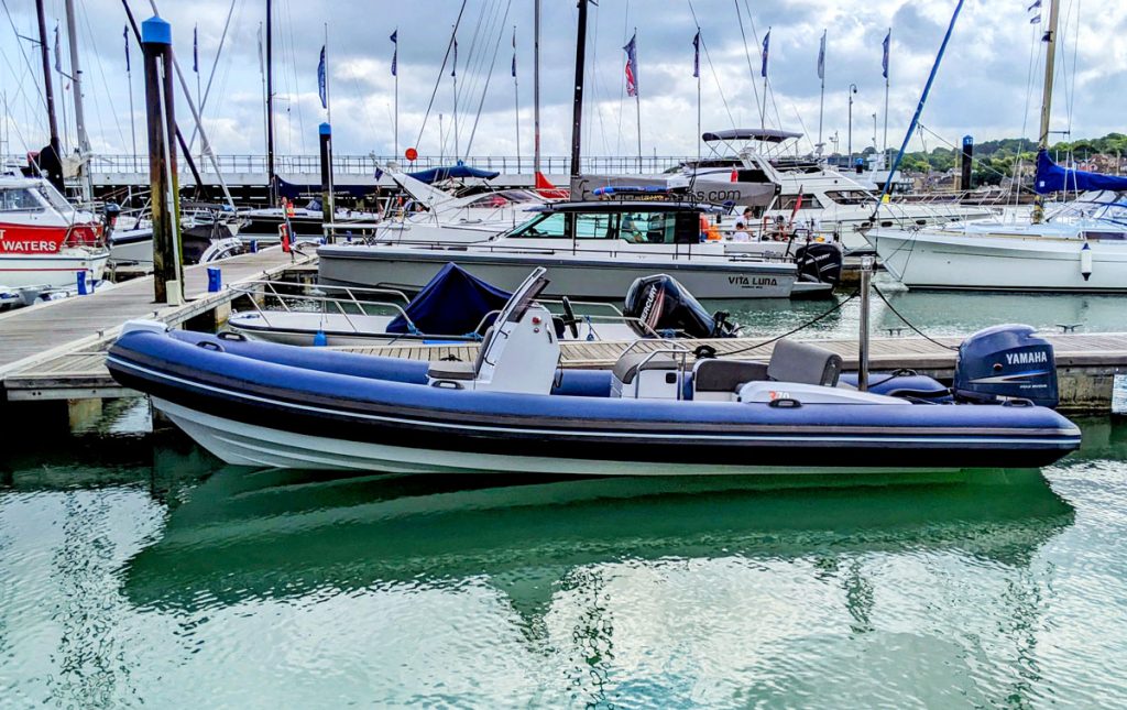 7.3 metre rib for hire in cowes